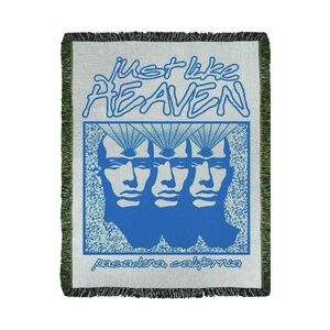 NWT Just Like Heaven Telepathy Throw Woven Blanket Music Festival Merch USA